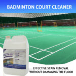 badminton flooring clean
