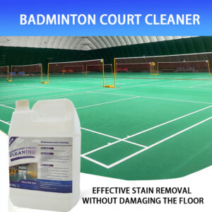 badminton flooring clean