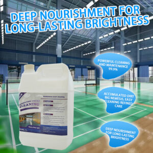 badminton flooring clean
