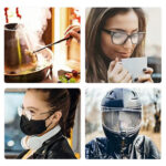 Defogging glasses wipes