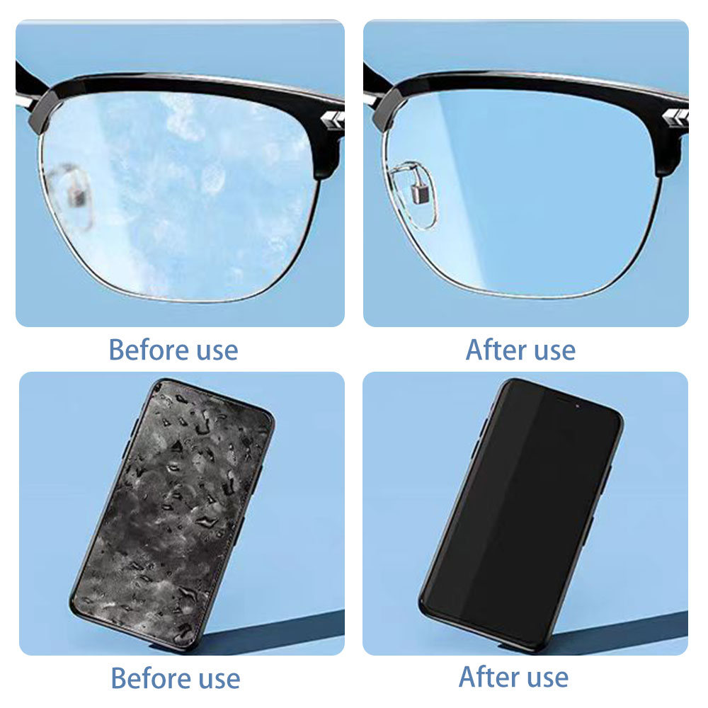 Glasses cleaning spray