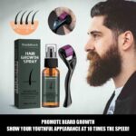 Men's Beauty Care Kit Natural Organic Facial Hair Growth Oil Cream Serum Beard Mustache Kit Styling Softening