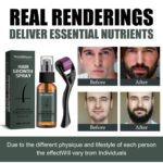 Men's Beauty Care Kit Natural Organic Facial Hair Growth Oil Cream Serum Beard Mustache Kit Styling Softening - Image 2
