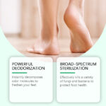 Deodorizing and Moisturizing Foot Cream with Plant Extracts to Eliminate Odor Foot Sanitizer With - Image 3